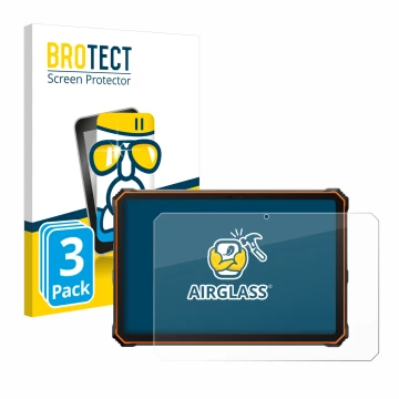 Vorderseite einer Produktverpackung mit dem Markenlogo BROTECT. Daneben ist das Gerät Blackview Active 10 Pro 10.95