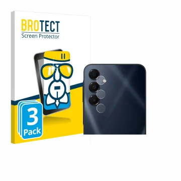 Vorderseite einer Produktverpackung mit dem Markenlogo BROTECT. Daneben ist das Gerät Samsung Galaxy A16 4G (NUR Kameraschutz)
