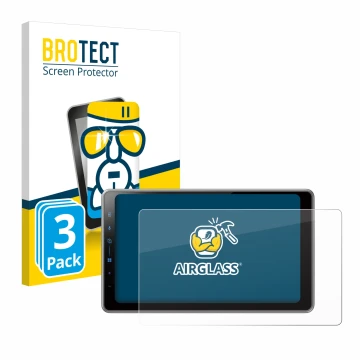 Vorderseite einer Produktverpackung mit dem Markenlogo BROTECT. Daneben ist das Gerät Pioneer SPH-DA97DAB mit dem zugehörigen 
