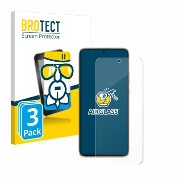 Vorderseite einer Produktverpackung mit dem Markenlogo BROTECT. Daneben ist das Gerät Motorola Edge 50 Neo mit dem zugehörigen