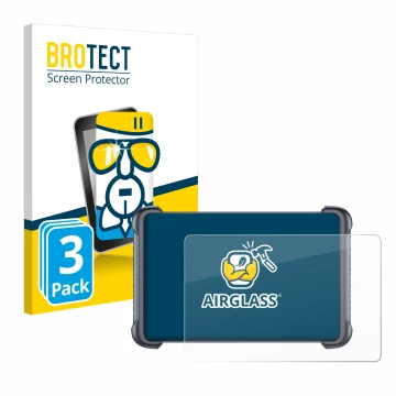 Vorderseite einer Produktverpackung mit dem Markenlogo BROTECT. Daneben ist das Gerät Thinkcar Thinkscan 689BT mit dem zugehör