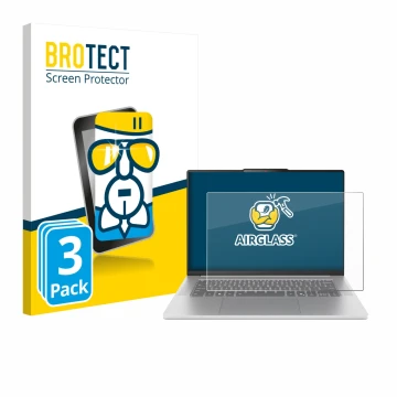 Vorderseite einer Produktverpackung mit dem Markenlogo BROTECT. Daneben ist das Gerät Lenovo IdeaPad Slim 5 Gen 10 15