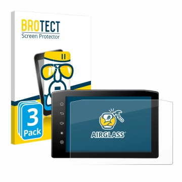 Vorderseite einer Produktverpackung mit dem Markenlogo BROTECT. Daneben ist das Gerät Ekiy MTC07 6.25