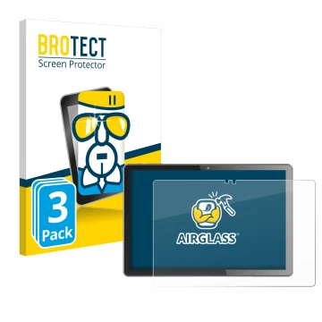 Vorderseite einer Produktverpackung mit dem Markenlogo BROTECT. Daneben ist das Gerät VALE V10E-LTE mit dem zugehörigen Displa