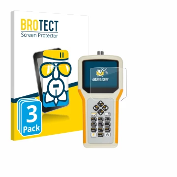 Vorderseite einer Produktverpackung mit dem Markenlogo BROTECT. Daneben ist das Gerät RigExpert AA-55 Zoom mit dem zugehörigen