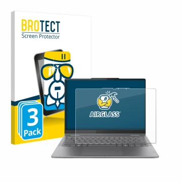 Vorderseite einer Produktverpackung mit dem Markenlogo BROTECT. Daneben ist das Gerät Lenovo Yoga 7i 2-in-1 Gen 10 14