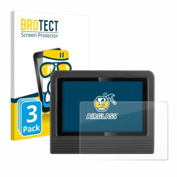 Vorderseite einer Produktverpackung mit dem Markenlogo BROTECT. Daneben ist das Gerät Launch X-431 V+ 5.0 Pro3S mit dem zugehö