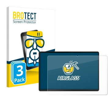 Vorderseite einer Produktverpackung mit dem Markenlogo BROTECT. Daneben ist das Gerät Acer Iconia X12 mit dem zugehörigen Disp