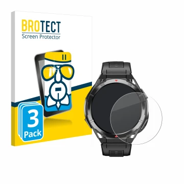Vorderseite einer Produktverpackung mit dem Markenlogo BROTECT. Daneben ist das Gerät Oukitel BT12 1.43