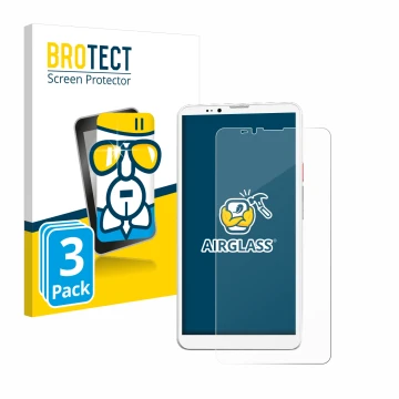 Vorderseite einer Produktverpackung mit dem Markenlogo BROTECT. Daneben ist das Gerät Bigme Hibreak Pro mit dem zugehörigen Di