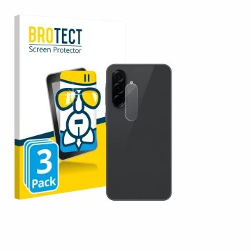 Vorderseite einer Produktverpackung mit dem Markenlogo BROTECT. Daneben ist das Gerät Samsung Galaxy A36 5G Enterprise Edition