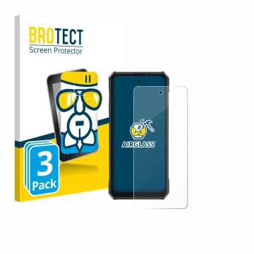 Vorderseite einer Produktverpackung mit dem Markenlogo BROTECT. Daneben ist das Gerät Ulefone Armor 30 Pro mit dem zugehörigen