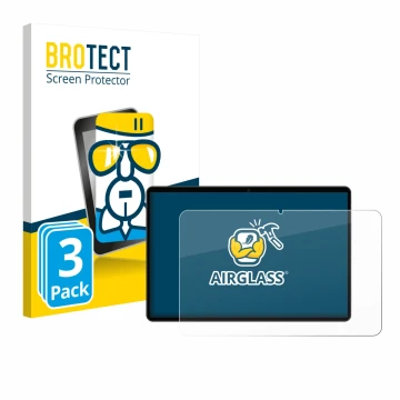 Vorderseite einer Produktverpackung mit dem Markenlogo BROTECT. Daneben ist das Gerät Meberry M8 mit dem zugehörigen Displaysc