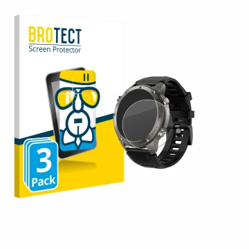 Vorderseite einer Produktverpackung mit dem Markenlogo BROTECT. Daneben ist das Gerät Knauermann GPS 4 (2025) mit dem zugehöri