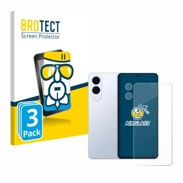 Vorderseite einer Produktverpackung mit dem Markenlogo BROTECT. Daneben ist das Gerät Samsung Galaxy S25 Edge (Display+Kamera)