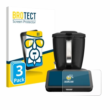 Vorderseite einer Produktverpackung mit dem Markenlogo BROTECT. Daneben ist das Gerät Vorwerk Bimby TM7 mit dem zugehörigen Di