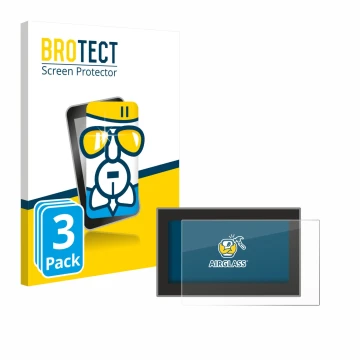 Vorderseite einer Produktverpackung mit dem Markenlogo BROTECT. Daneben ist das Gerät Headrush Flex Prime mit dem zugehörigen 