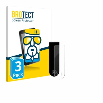 Vorderseite einer Produktverpackung mit dem Markenlogo BROTECT. Daneben ist das Gerät Xiaomi Electric Scooter 5 Max mit dem zu