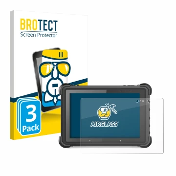 Vorderseite einer Produktverpackung mit dem Markenlogo BROTECT. Daneben ist das Gerät MSI ND52 mit dem zugehörigen Displayschu