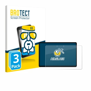 Vorderseite einer Produktverpackung mit dem Markenlogo BROTECT. Daneben ist das Gerät OnePlus Pad Lite mit dem zugehörigen Dis