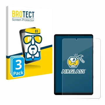 Vorderseite einer Produktverpackung mit dem Markenlogo BROTECT. Daneben ist das Gerät Lenovo Legion Y700 2022 mit dem zugehöri