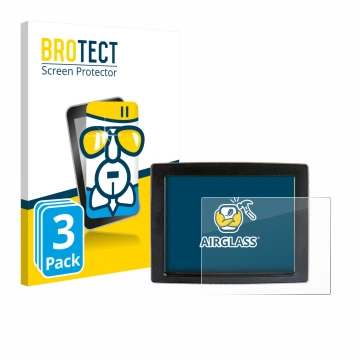 Vorderseite einer Produktverpackung mit dem Markenlogo BROTECT. Daneben ist das Gerät John Deere GreenStar mit dem zugehörigen