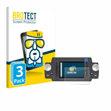 Vorderseite einer Produktverpackung mit dem Markenlogo BROTECT. Daneben ist das Gerät ESU Ecos 50220 mit dem zugehörigen Displ