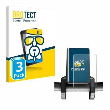 Vorderseite einer Produktverpackung mit dem Markenlogo BROTECT. Daneben ist das Gerät Joyor S10-S V2 mit dem zugehörigen Displ