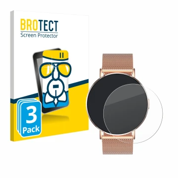 Vorderseite einer Produktverpackung mit dem Markenlogo BROTECT. Daneben ist das Gerät Levowatch Eve 1.3
