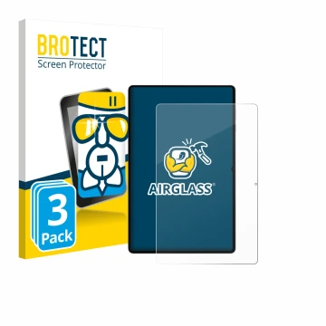 Vorderseite einer Produktverpackung mit dem Markenlogo BROTECT. Daneben ist das Gerät Samsung Galaxy Tab S11 Ultra (Hochformat