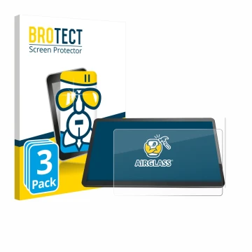 Vorderseite einer Produktverpackung mit dem Markenlogo BROTECT. Daneben ist das Gerät Elo TouchSystems 1504L 15