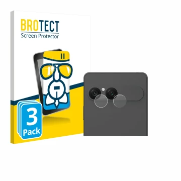 Vorderseite einer Produktverpackung mit dem Markenlogo BROTECT. Daneben ist das Gerät Sony Xperia 10 VII (NUR Kameraschutz) mi