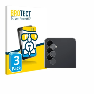 Vorderseite einer Produktverpackung mit dem Markenlogo BROTECT. Daneben ist das Gerät Samsung Galaxy S25 FE Enterprise Edition