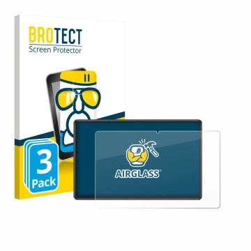 Vorderseite einer Produktverpackung mit dem Markenlogo BROTECT. Daneben ist das Gerät ZIOVO Z118 10.1