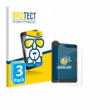 Vorderseite einer Produktverpackung mit dem Markenlogo BROTECT. Daneben ist das Gerät Xiaomi Qin K25 mit dem zugehörigen Displ