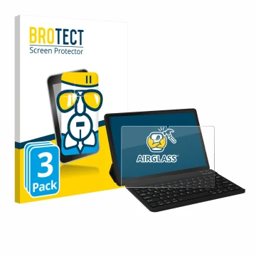 Vorderseite einer Produktverpackung mit dem Markenlogo BROTECT. Daneben ist das Gerät Laptok LAPA7LBK 11