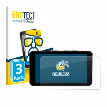 Vorderseite einer Produktverpackung mit dem Markenlogo BROTECT. Daneben ist das Gerät Chigee AIO-6 LTE 4G mit dem zugehörigen 