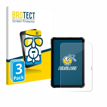 Vorderseite einer Produktverpackung mit dem Markenlogo BROTECT. Daneben ist das Gerät Blackview Active 7 mit dem zugehörigen D