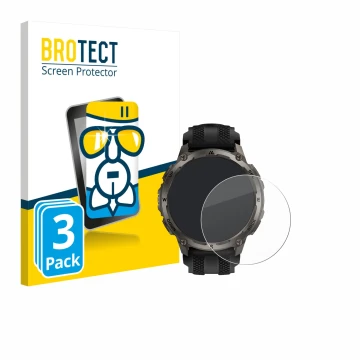 Vorderseite einer Produktverpackung mit dem Markenlogo BROTECT. Daneben ist das Gerät Kospet Tank T4 mit dem zugehörigen Displ