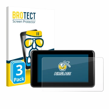 Vorderseite einer Produktverpackung mit dem Markenlogo BROTECT. Daneben ist das Gerät Vechtel Motorrad Carplay 5