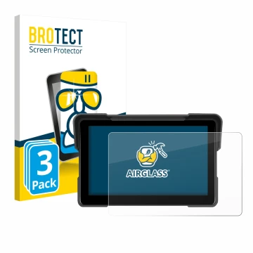 Vorderseite einer Produktverpackung mit dem Markenlogo BROTECT. Daneben ist das Gerät Sixwin P5 7