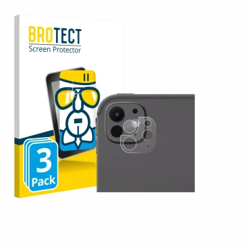 Vorderseite einer Produktverpackung mit dem Markenlogo BROTECT. Daneben ist das Gerät Apple iPad Pro 11