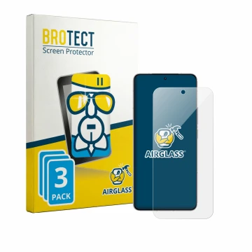 Vorderseite einer Produktverpackung mit dem Markenlogo BROTECT. Daneben ist das Gerät Vivo iQOO 15 mit dem zugehörigen Display