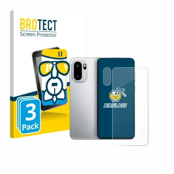 Vorderseite einer Produktverpackung mit dem Markenlogo BROTECT. Daneben ist das Gerät OnePlus Ace 6 (Display+Kamera) mit dem z