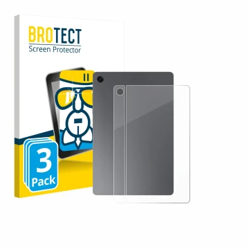 Vorderseite einer Produktverpackung mit dem Markenlogo BROTECT. Daneben ist das Gerät Samsung Galaxy Tab A11 Plus 5G 11