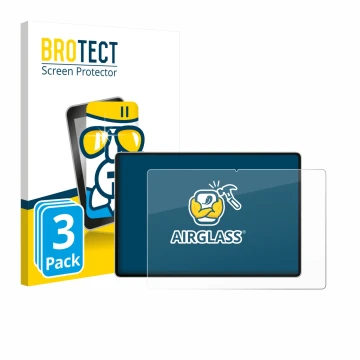 Vorderseite einer Produktverpackung mit dem Markenlogo BROTECT. Daneben ist das Gerät Huawei MatePad Pro 12.2