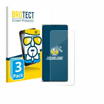 Vorderseite einer Produktverpackung mit dem Markenlogo BROTECT. Daneben ist das Gerät Huawei Mate X7 mit dem zugehörigen Displ
