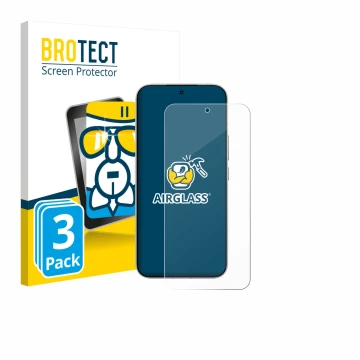 Vorderseite einer Produktverpackung mit dem Markenlogo BROTECT. Daneben ist das Gerät Xiaomi Poco F8 Ultra mit dem zugehörigen