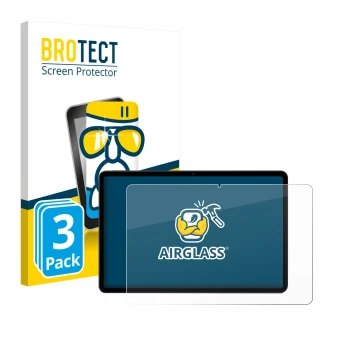 Vorderseite einer Produktverpackung mit dem Markenlogo BROTECT. Daneben ist das Gerät Xiaomi Poco Pad M1 mit dem zugehörigen D