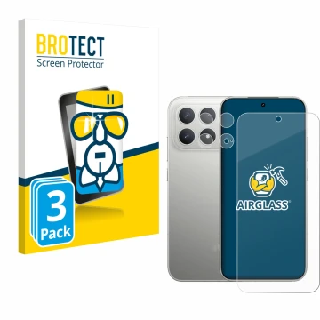 Vorderseite einer Produktverpackung mit dem Markenlogo BROTECT. Daneben ist das Gerät Xiaomi Poco F8 Pro (Display+Kamera) mit 